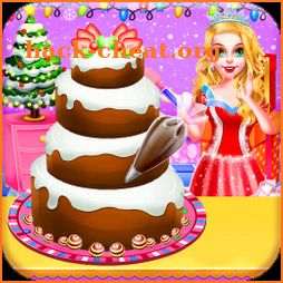 Christmas Dolls Sweet Tasty Desserts Cake Maker icon