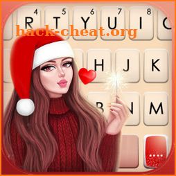 Christmas Kiss Keyboard Background icon