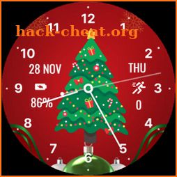 Christmas Tree Clock WatchFace icon