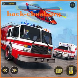 City Rescue: Fire Engine Games icon