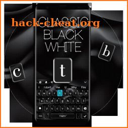 Classic Business Black White Keyboard Theme icon