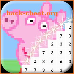 Color by Number Peppa Pixel Art icon