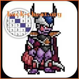 Color By Number Super DBZ Pixel Art icon