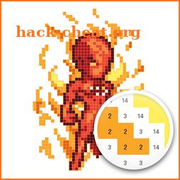Color by Number - Super Heroes Sandbox Pixel icon