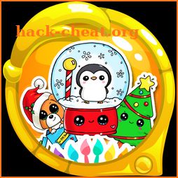 Color Christmas Winter icon