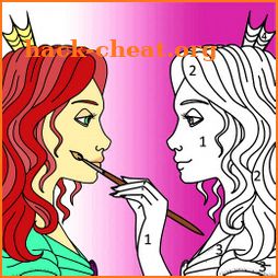 Color your princess icon