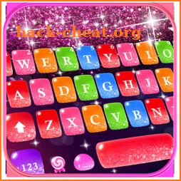 Colorful Glitter Keyboard Theme icon