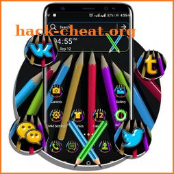 Colorful Pencil Theme Launcher icon