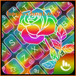 Colorful Rose Keyboard Theme icon