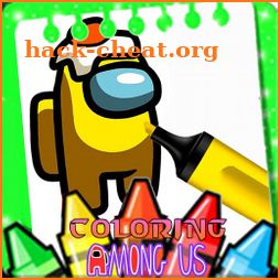 Coloring Among Us Book Art icon