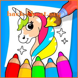 Coloring book icon