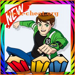 Coloring Book Ben 10 Ultimate Alien Heroes icon