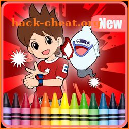 Coloring book for Yo-kai Watch icon