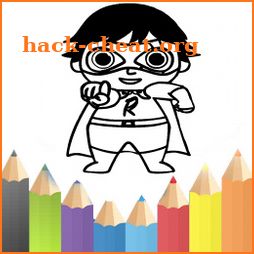 Coloring Book Hero Toys icon