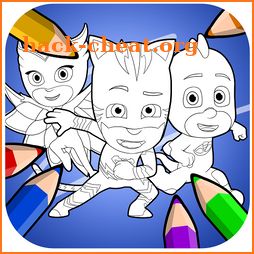 Coloring Book PJ Hero icon