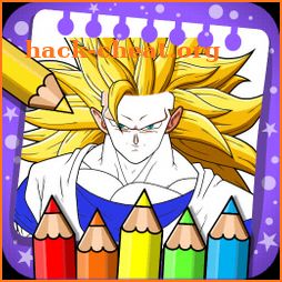 coloring dragon manga anime icon