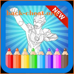 Coloring for Children Ultraman cosmos icon