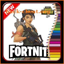 Coloring Fortnite icon