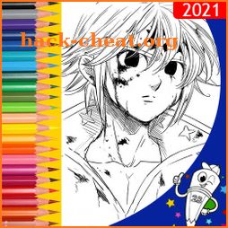 Coloring game for Nanatsu No taizai icon