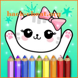 Coloring Pages Kids Games with Animation Effects icon