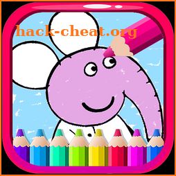 Coloring Pepa Book Cartoon Art - Painting Game icon