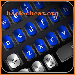 Cool Blue Metal Keyboard icon