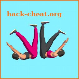 Couples Yoga challenge 3D icon