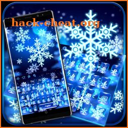 Crystal Winter Snowflake Keyboard icon