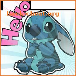 Cute Blue Koala Stitch Stickers for WhatsApp icon