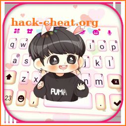 Cute Boy Keyboard Theme icon