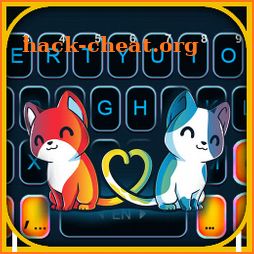 Cute Cat Love Keyboard Theme icon