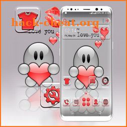 Cute Love You Launcher Theme icon