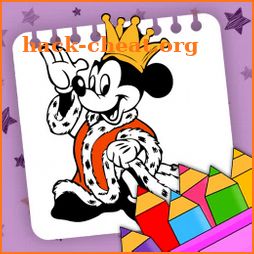 Cute Micke Coloring Book game icon