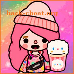 Cute Pink toca boca Life World walkthrough icon