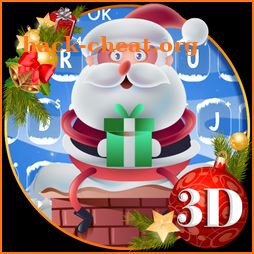 Cute Santa Christmas Keyboard Theme icon