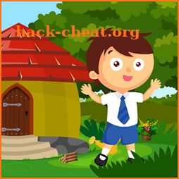 Cute School Boy Rescue Kavi Escape Game-317 icon