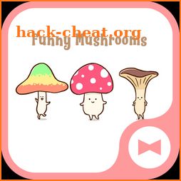 Cute Wallpaper Funny Mushrooms Theme icon