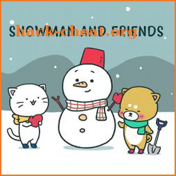 Cute Wallpaper Snowman and Friends Theme icon