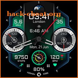 D385 Analog Watch face icon