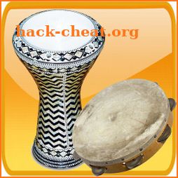 Darbuka  tambourine and big drum icon