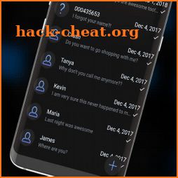 Dark Mode SMS Messenger Theme icon
