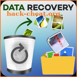 Data recovery for media files – storage recovery icon