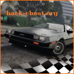 Delorean Car Driving City traffic Parking School icon