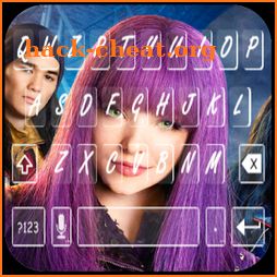 Descendants keyboard  (wallpapers and backgrounds) icon