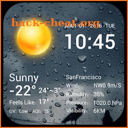 Desktop Weather Clock Widget icon