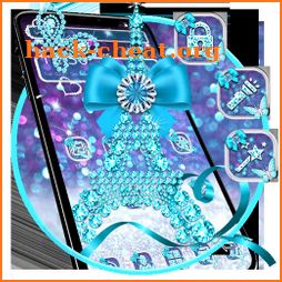 Diamond Eiffel Tower & Butterfly Theme icon