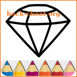 Diamond Glitter Coloring Book For Kids icon