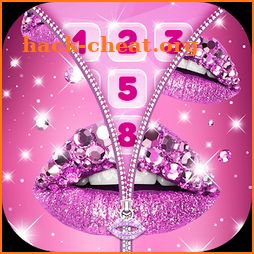 Diamond Lips Locker Zipper icon