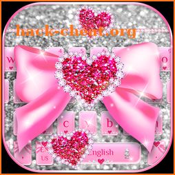 Diamond Sparkling Bow Keyboard icon