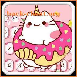 Diamond Unicorn cat Keyboard Theme icon